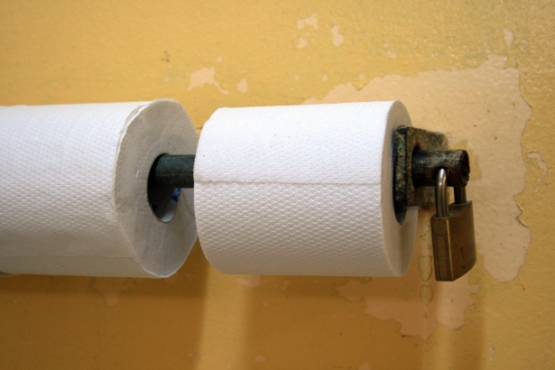 WC Papier op slot